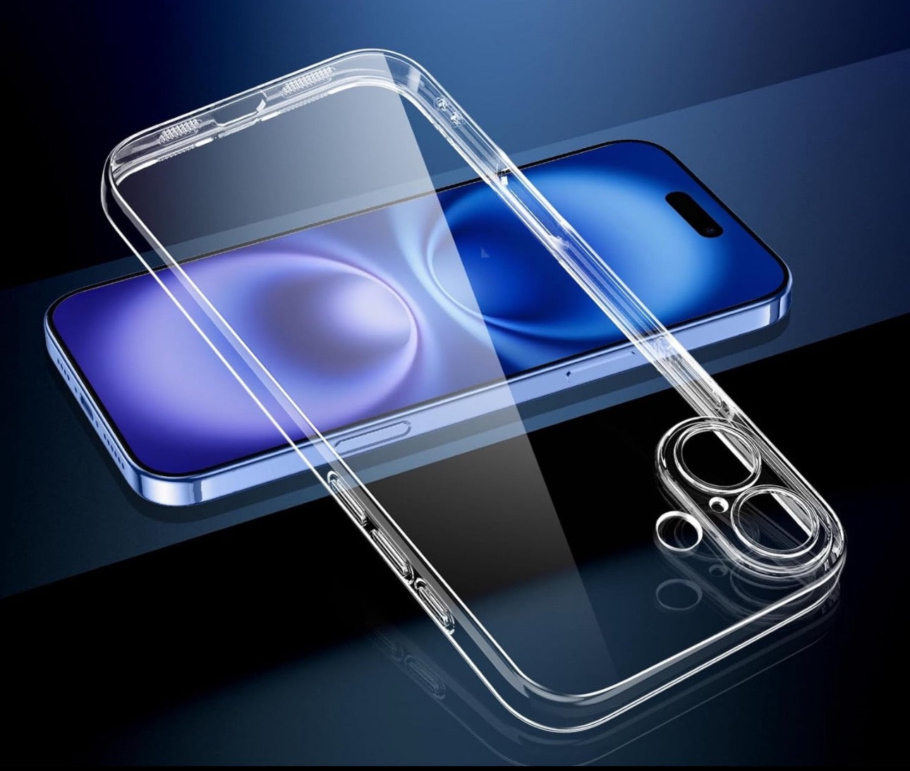 iPhone 16 / 16 Plus / 16 Pro & 16 Pro Max / 16E Schutzhülle ,TPU Silikonhülle Mit KameraSchutz,Transparent