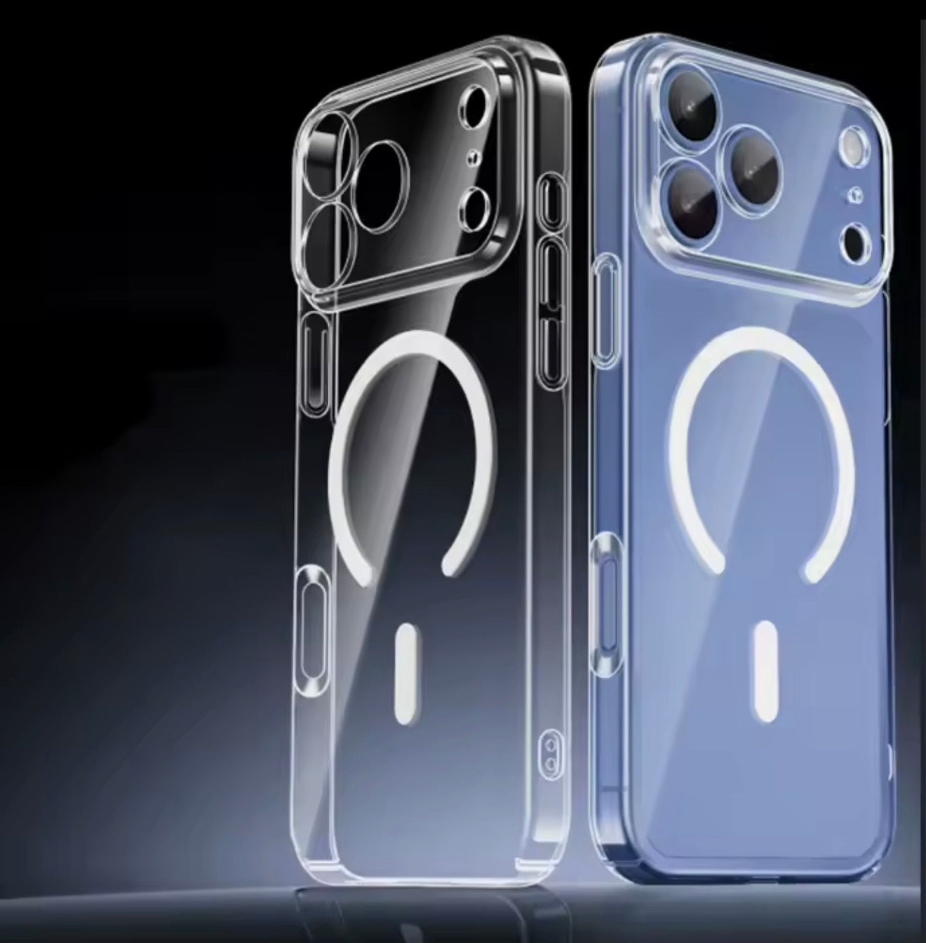 iPhone 17 / 17 Air / 17 Pro & 17 Pro Max Magsafe Silikon Hülle mit KameraSchutz Transparent Schutzhülle