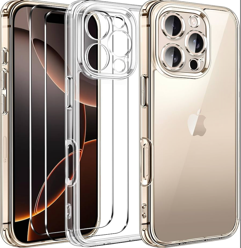 iPhone 16 / 16 Plus / 16 Pro & 16 Pro Max / 16E Schutzhülle ,TPU Silikonhülle Mit KameraSchutz,Transparent
