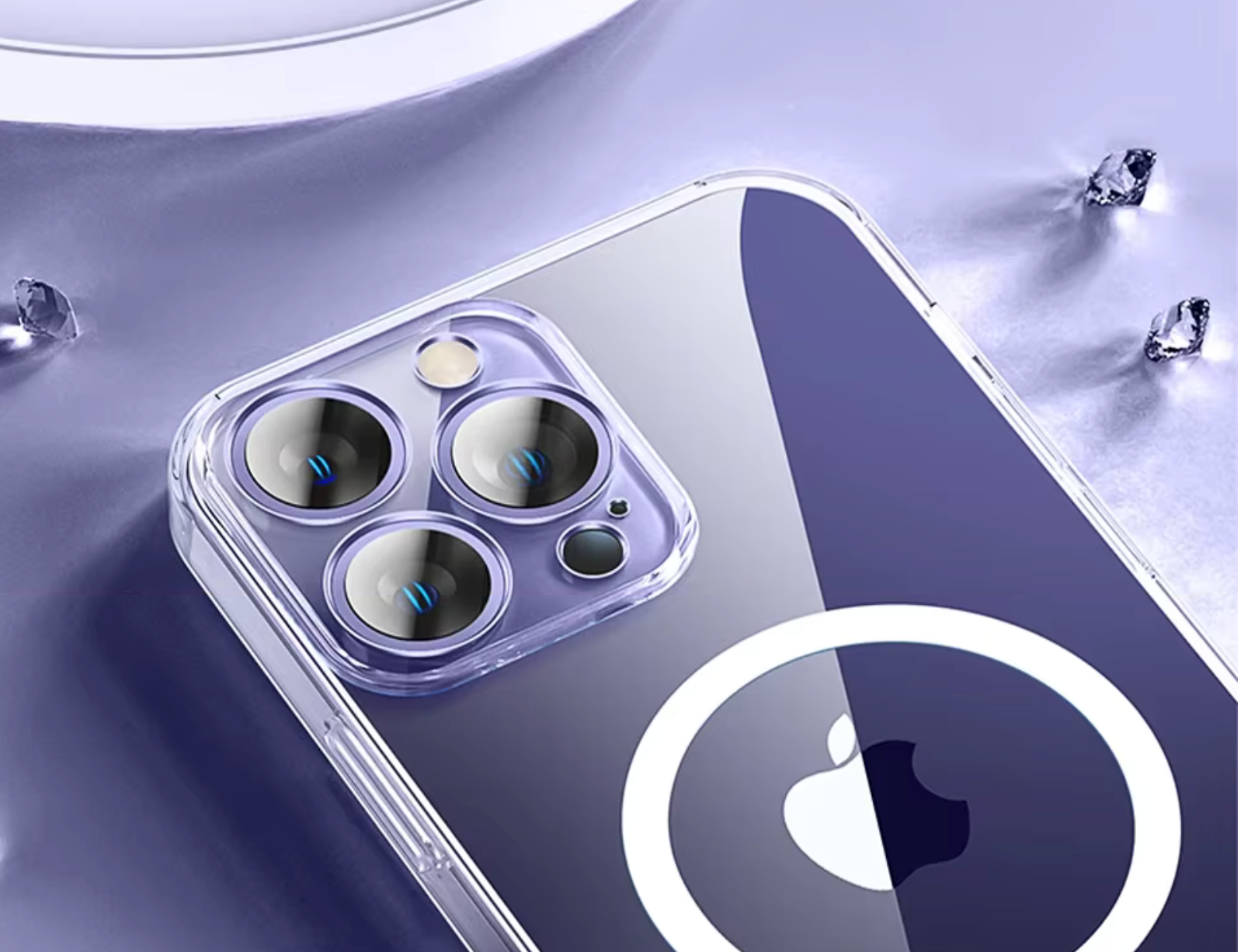 iPhone 16 / 16 Plus / 16 Pro & 16 Pro Max / 16E Magsafe Silikon Hülle mit KameraSchutz Transparent Schutzhülle