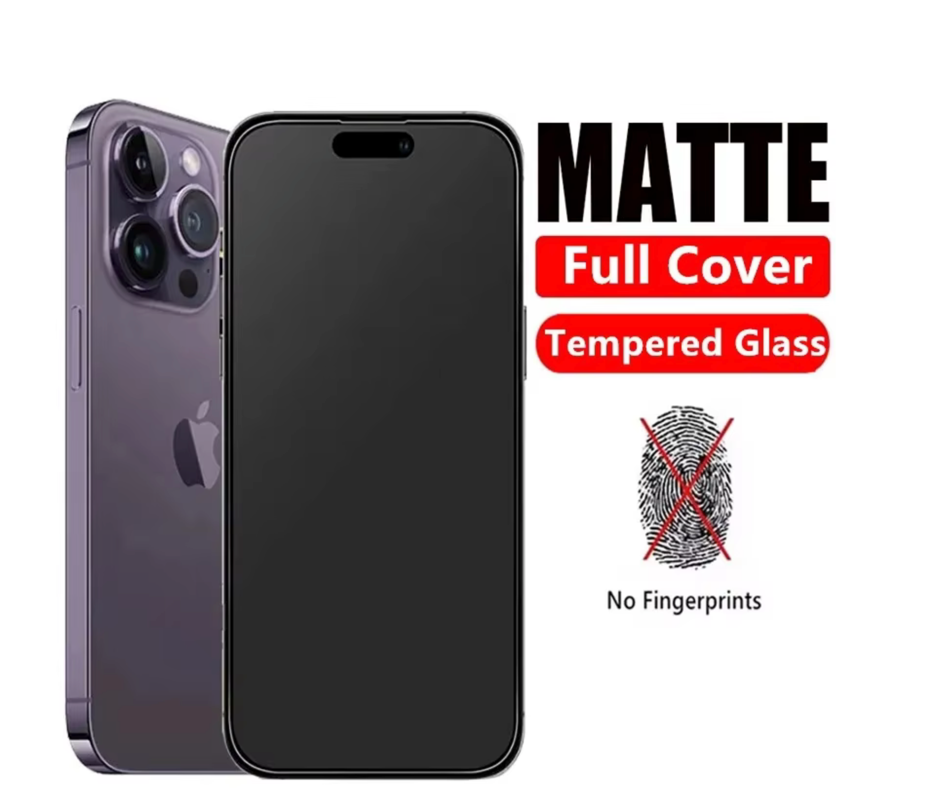iPhone 16 / iPhone 16 Plus / iPhone 16 Pro & 16 Pro Max / 16 E- Matte Panzerglas / Tempered Glass