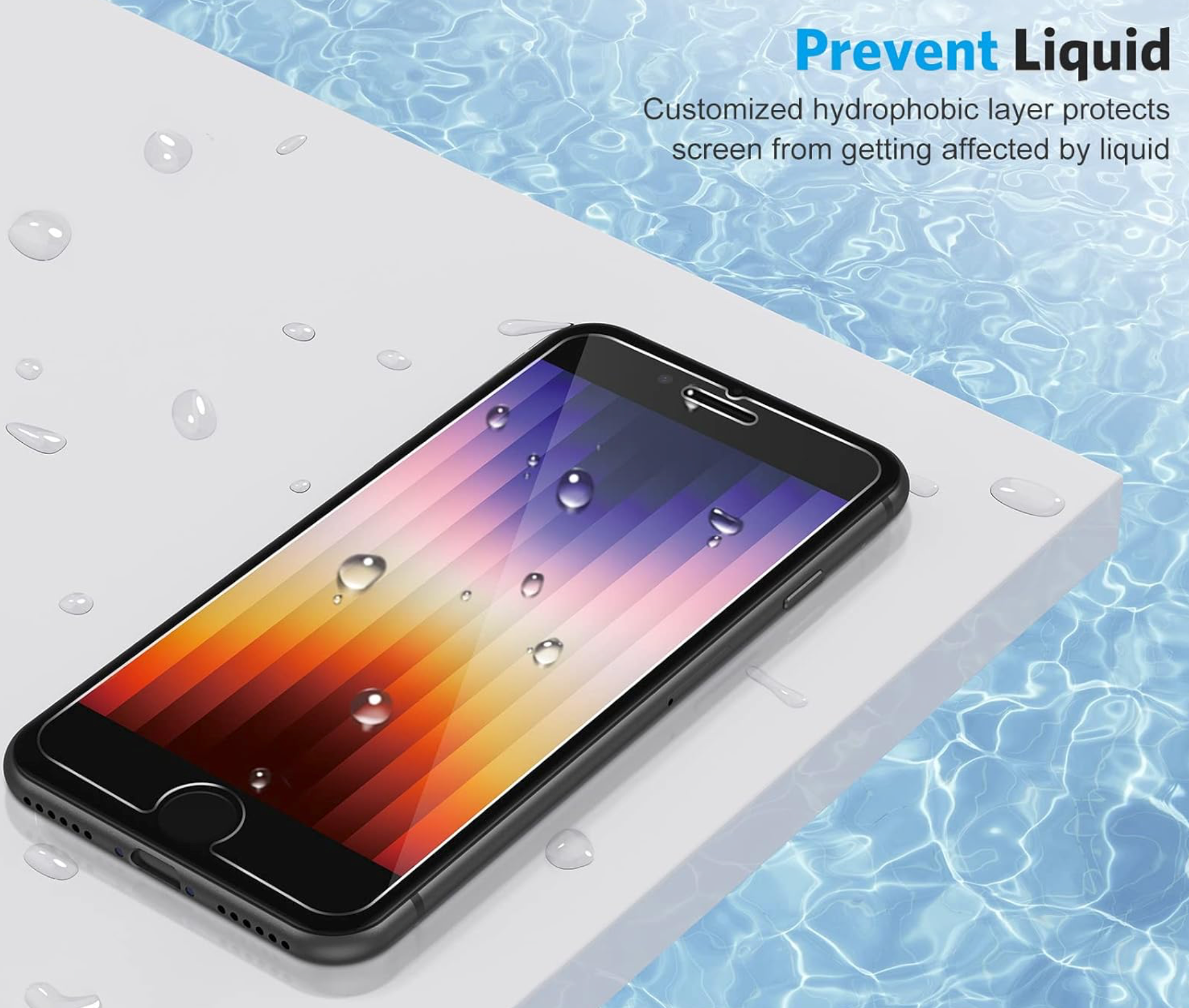 iPhone 7 / 8 / 7 Plus / 8 Plus und SE 9H Panzerglas / Tempered glass