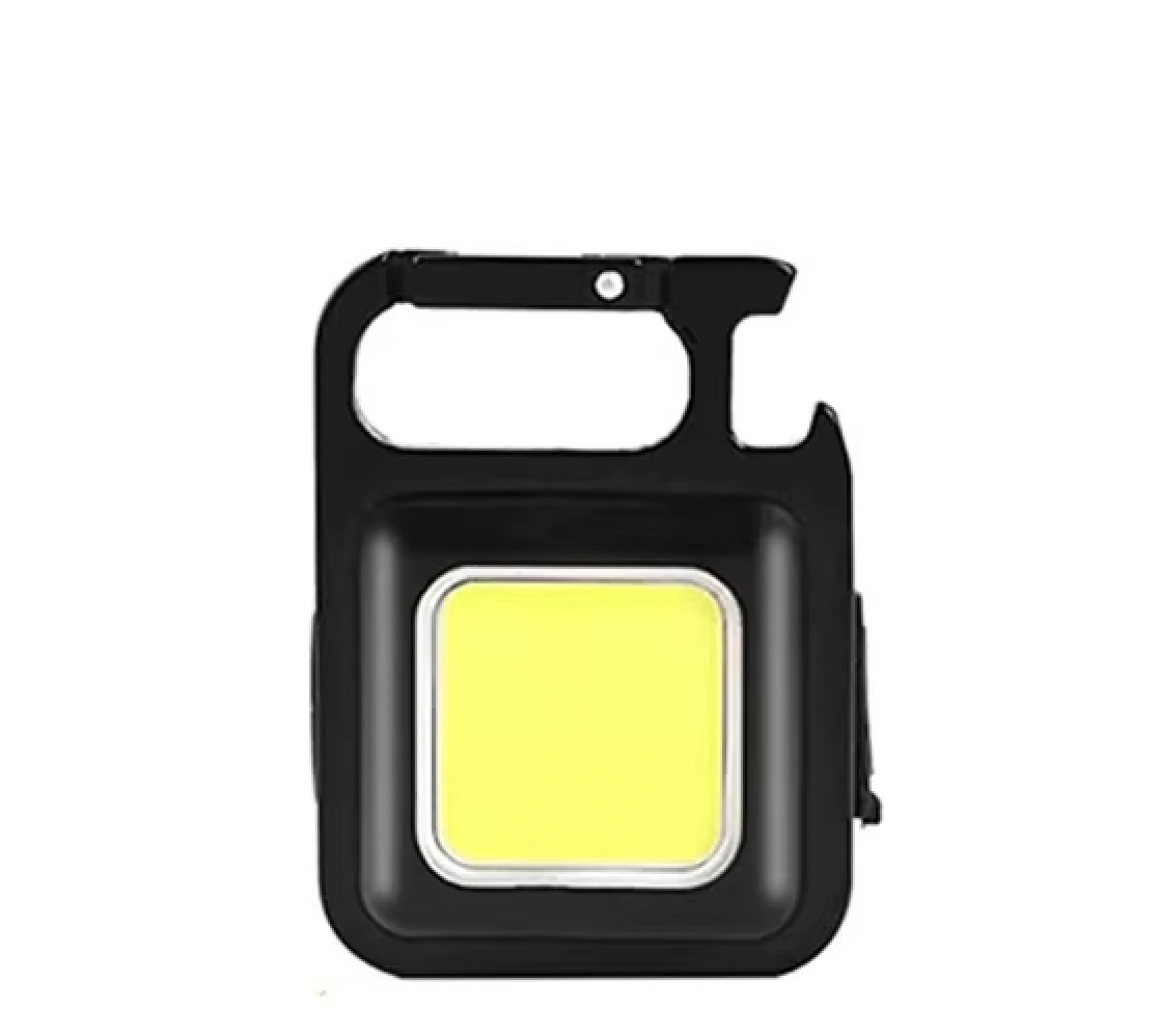 Mini COB Schlüsselanhänger-Taschenlampe, LED-Lampe, Campinglichter mit Magnet, 4 Beleuchtungsmodi für das Camping zu Hause