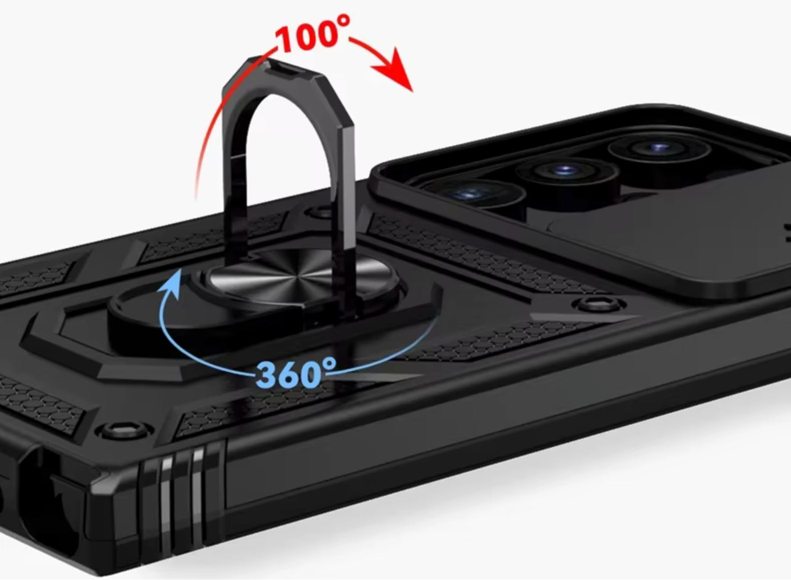 Schieben Sie die Hülle der Kameralinse für Samsung Galaxy S24 / S24 Plus & S24 Ultra / S24 FE