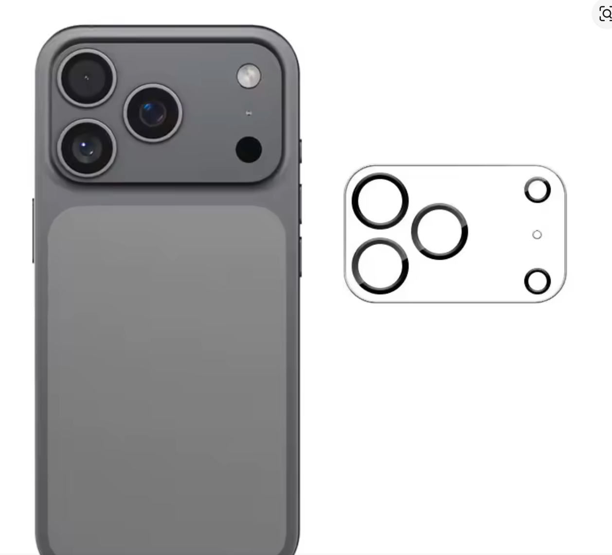 iPhone 17 / 17 Air / 17 Pro & 17 Pro Max Kamera Objektiv Protector Vollschutz Panzer Glas
