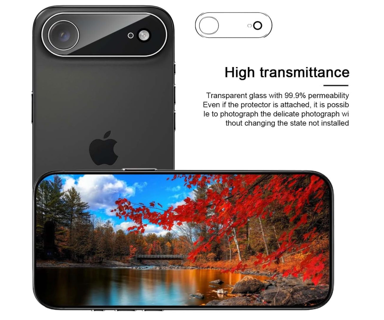 iPhone 17 / 17 Air / 17 Pro & 17 Pro Max Kamera Objektiv Protector Vollschutz Panzer Glas