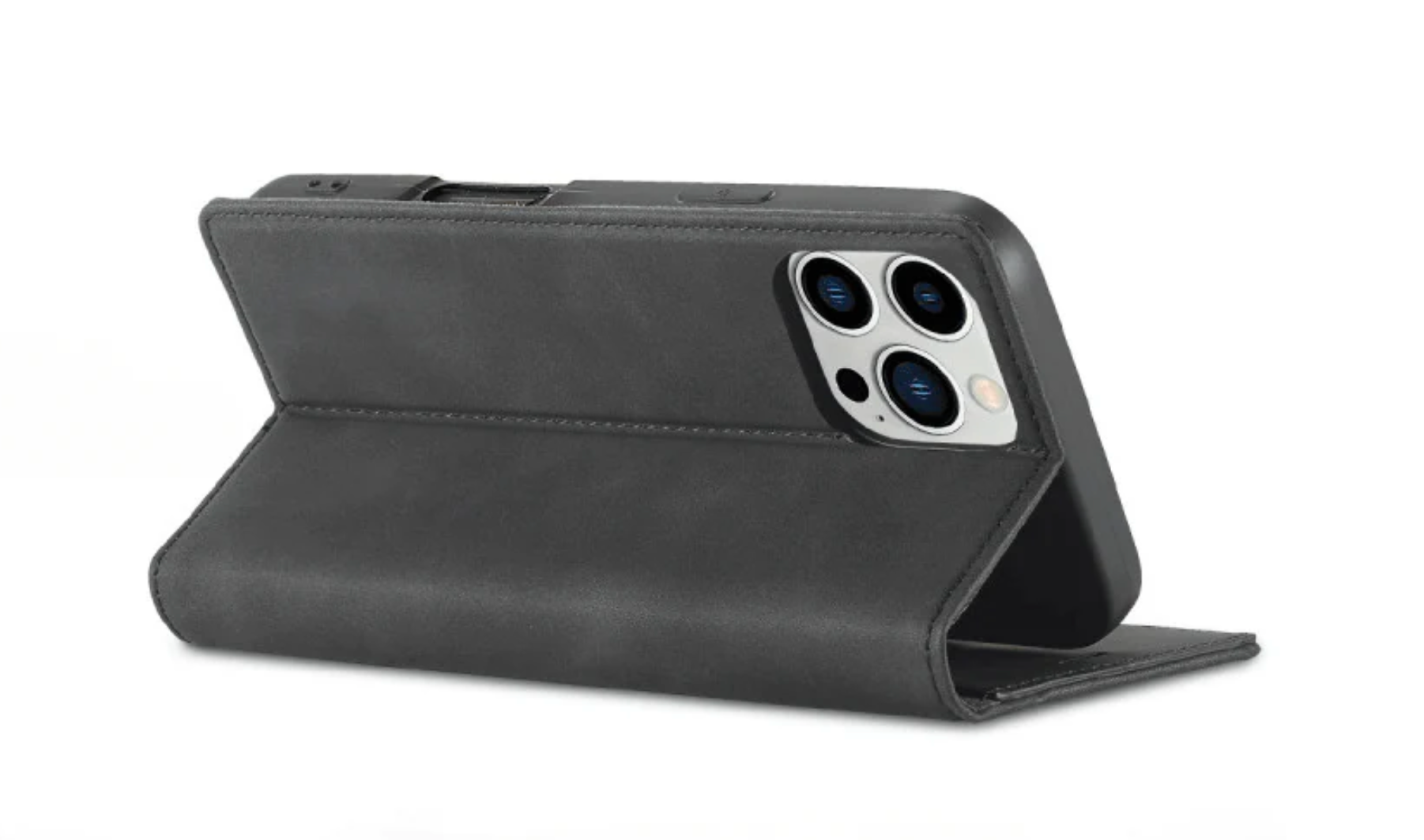iPhone 16 / 16 Plus / 16 Pro & 16 Pro Max LC.IMEEKE Leder Tasche Flip Wallet Etui mit Kartenfächern