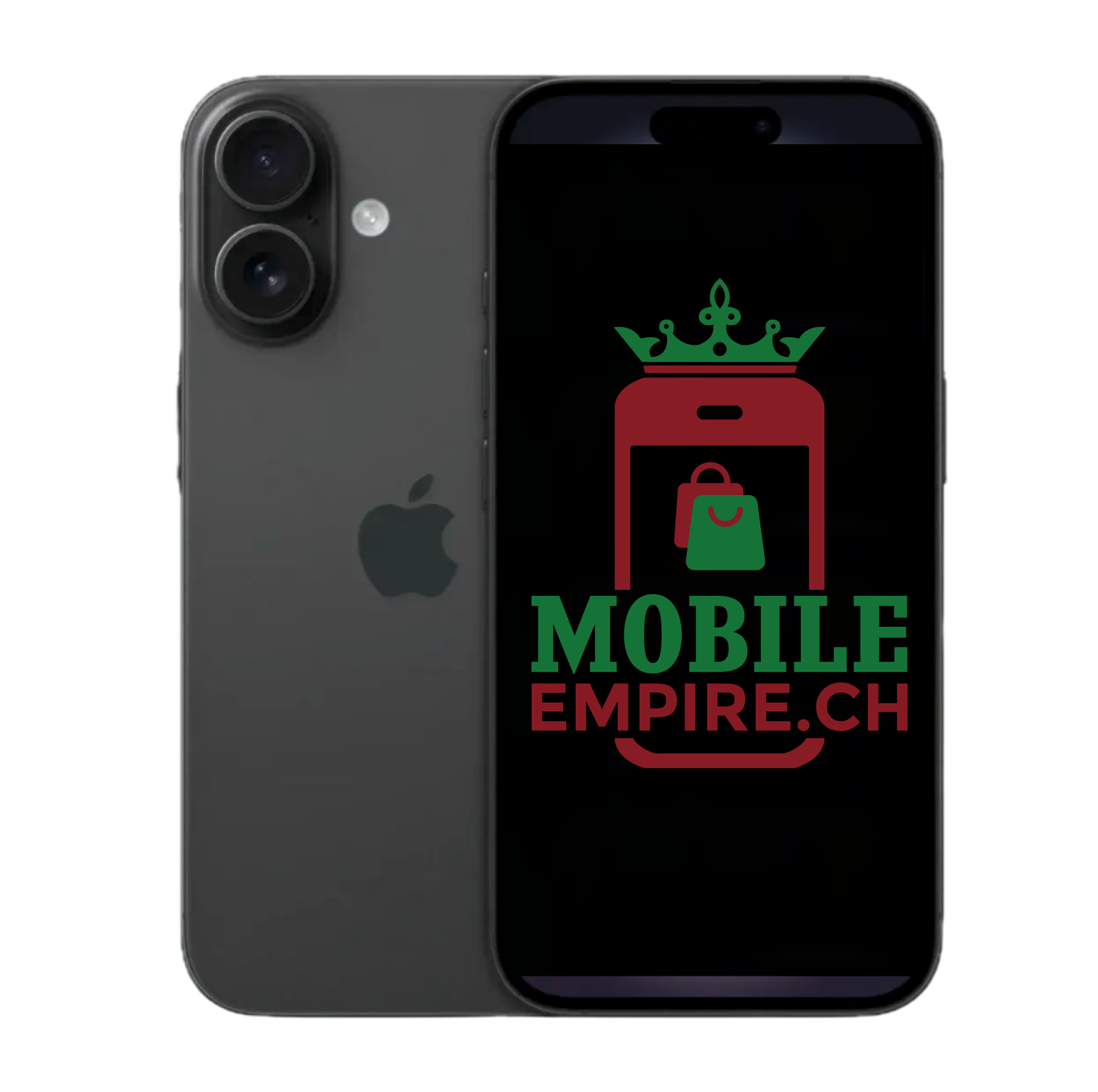 APPLE iPhone 16 256 GB, Schwarz, 6.10", SIM + eSIM, 5G - Refurbished