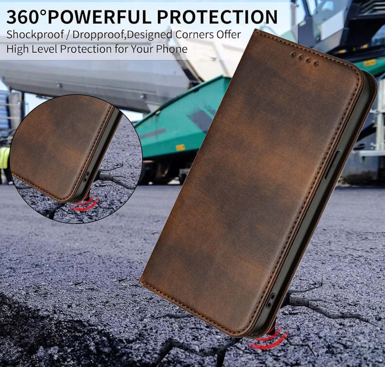 Google Pixel 10 / 10 Pro & 10 Pro XL ,Buch hülle Premium Echtes Leder Kartensteckplatz