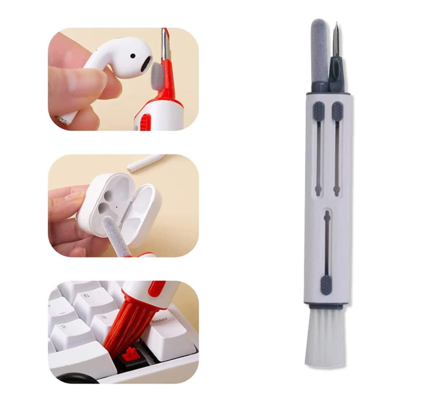 AirPods Reinigungs set für AirPods Pro 1 / 2 / 3,4 Multifunktionaler Reinigungs stift