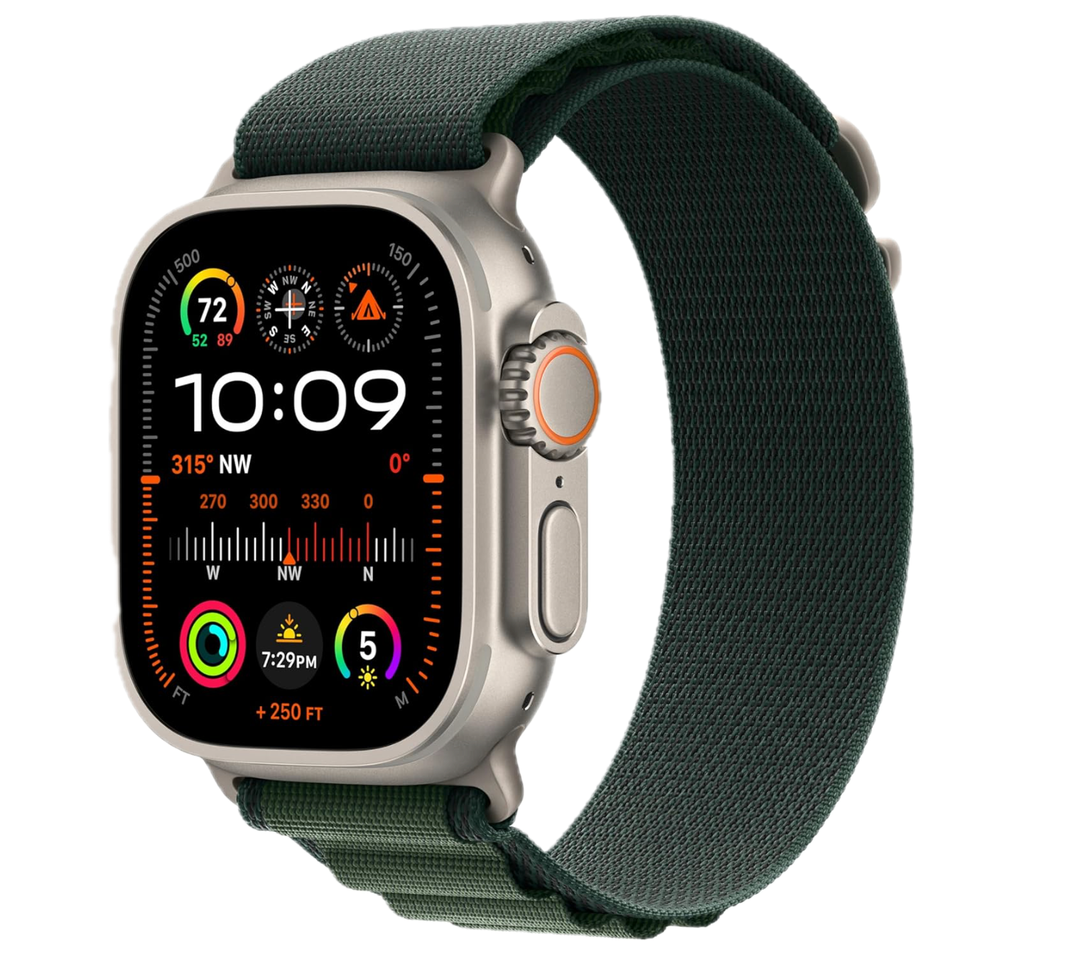 Apple Watch 42mm/44mm/45mm/46mm/ Ultra 49mm / Ultra 2/3,Armband - Alpine Loop Nylon Strap