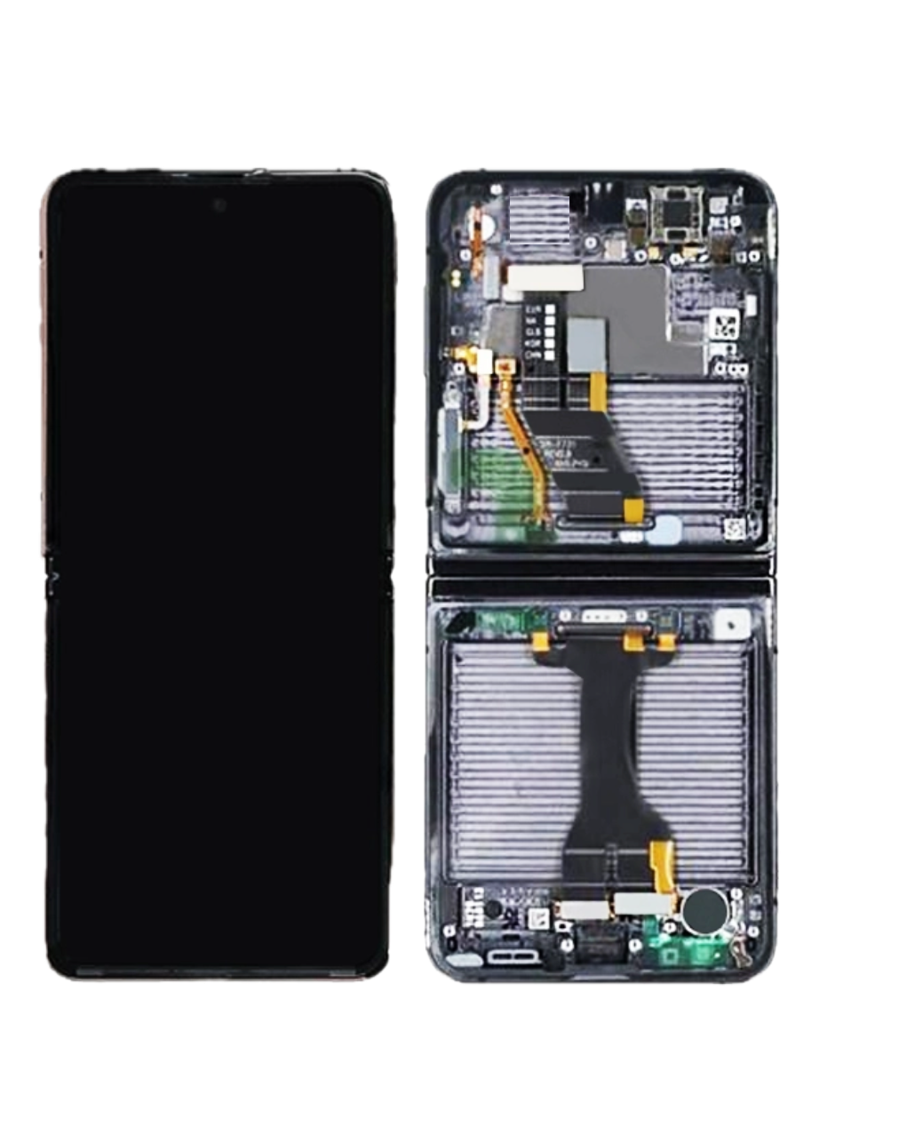 Samsung Galaxy Z Flip 5 Display Bildschirm / Frontscheibe / Digitizer - Schwarz