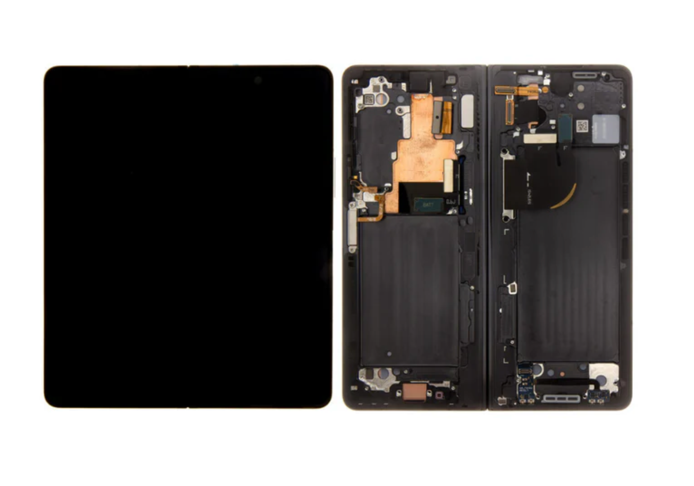 Samsung Galaxy Z Fold 5 Display Bildschirm / Frontscheibe / Digitizer - Schwarz