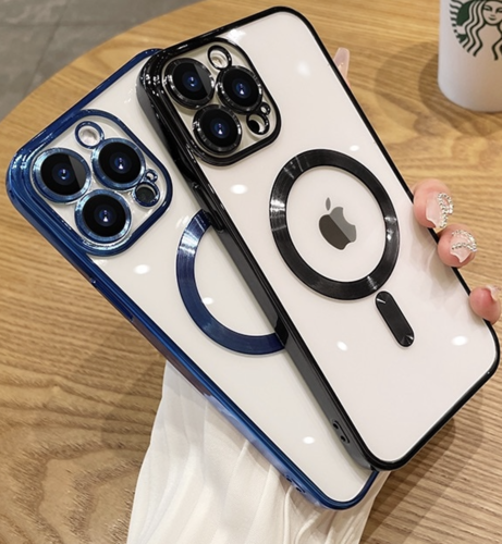 iPhone 14 / 14 Plus / 14 Pro & 14 Pro Max Magsafe Hülle , Schutzhülle mit Kamera objektive
