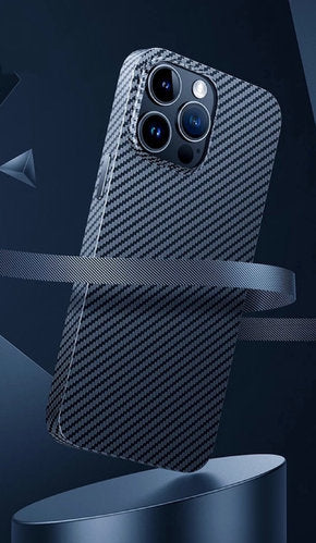 iPhone 14 / 14 Plus / 14 Pro & 14 Pro Max - hoco Kohlefaser - Carbon Hülle