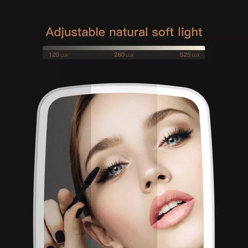 Maquillage-Spiegel, Helligkeit, verstellbar, patentiert, Surrounding-LED-Lampe, kabellos