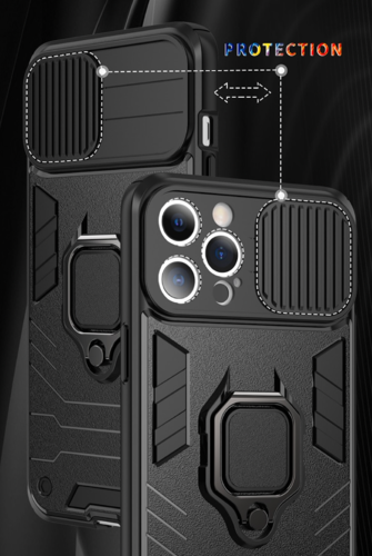 iPhone 13 Mini / 13 Pro / 13 Pro max , Kameraschutz Handyhülle mit 360 Grad Ring Ständer Weich TPU