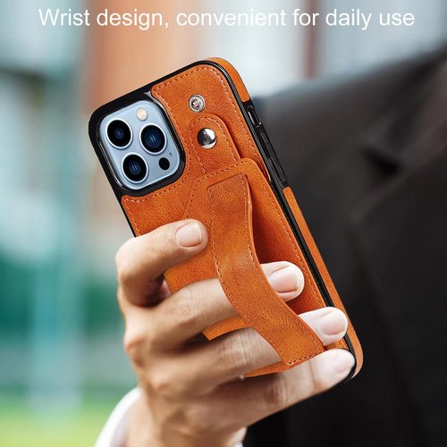 iPhone 14 Series Coque avec Kartensteckplatz, Ledertasche, Kartenetui , Griffständer Schutzhülle