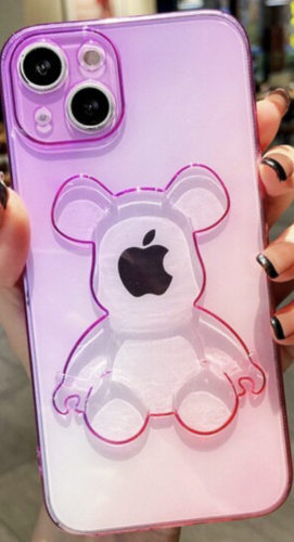 iPhone 13 mini / 13 / 13 Pro & 13 Pro Max Gradienten Bär Telefon Fall Schutz Abdeckung panda