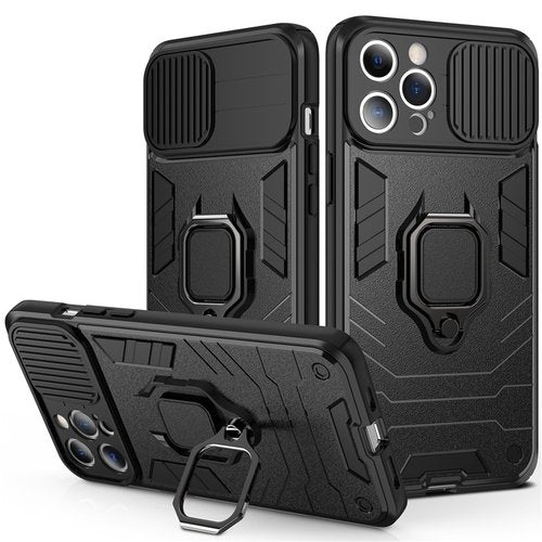 iPhone 13 Mini / 13 Pro / 13 Pro max , Kameraschutz Handyhülle mit 360 Grad Ring Ständer Weich TPU
