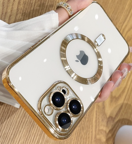 iPhone 14 / 14 Plus / 14 Pro & 14 Pro Max Magsafe Hülle , Schutzhülle mit Kamera objektive