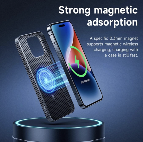 iPhone 14 / 14 Plus / 14 Pro & 14 Pro Max - hoco Kohlefaser - Carbon Hülle