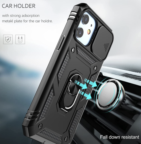 iPhone14 / 14 Plus / 14 Pro & 14 Pro Max Hülle Kameraschutz mit Schiebekamera, 360° rotierender