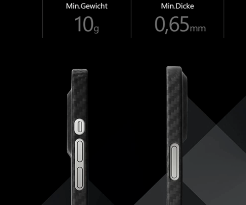 iPhone 14 / 14 Plus / 14 Pro und 14 Pro Max hülle Kameraabdeckung Kohlenstoff Schutzhülle