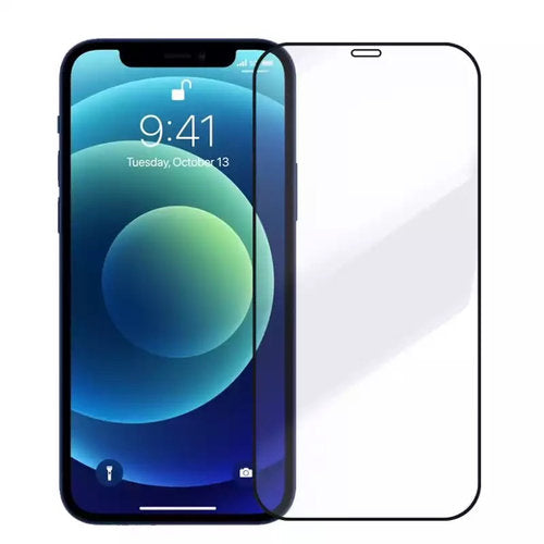 iPhone 12 mini / 12 / 12 Pro & 12 Pro Max 9H Panzerglas / Tempered glass ( mit Schwarz Linie )
