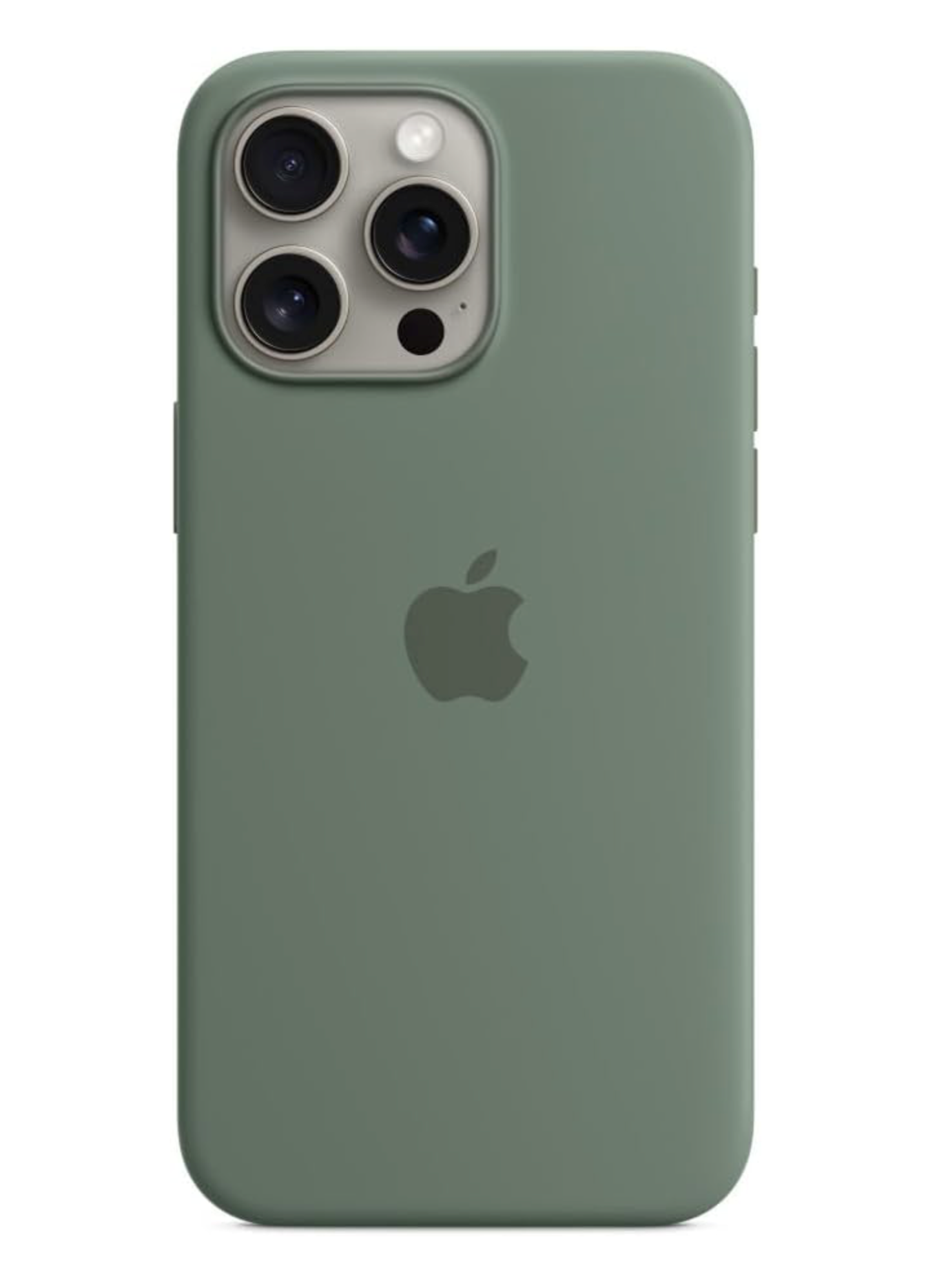 Coque en silicone pour iPhone 15/15 Plus/15 Pro et 15 Pro Max avec MagSafe, protection
