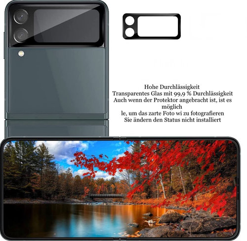 Samsung Galaxy Z Flip 3 5G, 9H Härte Kameraschutz, Anti-Scratch , Panzerglas / Kamera Tempered glass