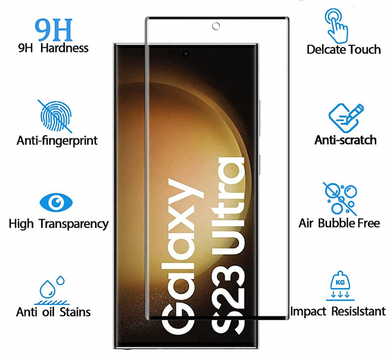 Samsung Galaxy S23 / S23 + /  S23 Ultra 5G / S23 FE - 9H Panzerglas  / Tempered Glass