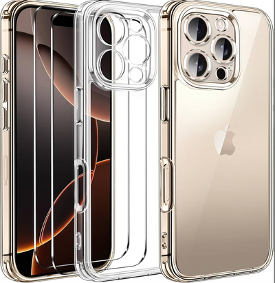 iPhone 16 / 16 Plus / 16 Pro & 16 Pro  Max / 16E  Schutzhülle ,TPU Silikonhülle Mit KameraSchutz,Transparent