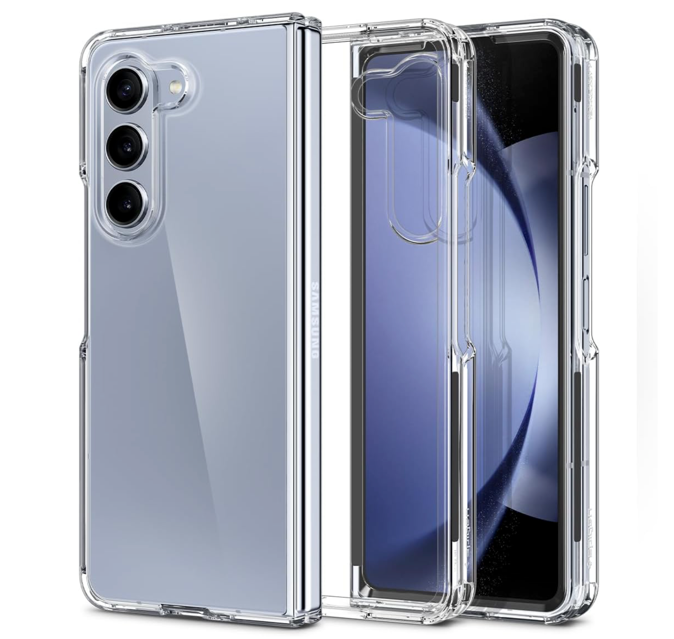 Samsung Galaxy Z Fold 5 Case Clear, [Anti-Gelb] Ultradünne Slim Fit Transparent Hard PC Schutzhülle