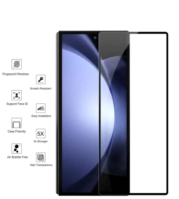 Samsung Galaxy Z Fold 5 5G Panzerglas 9H  /  Tempered Glass