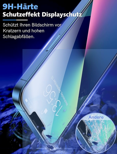 iPhone 12 mini / 12 / 12 Pro & 12 Pro Max 9H Panzerglas / Tempered glass