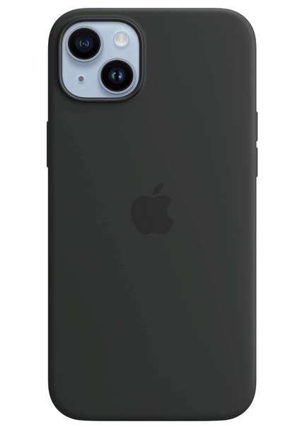 Coque en silicone pour iPhone 15/15 Plus/15 Pro et 15 Pro Max avec MagSafe, protection