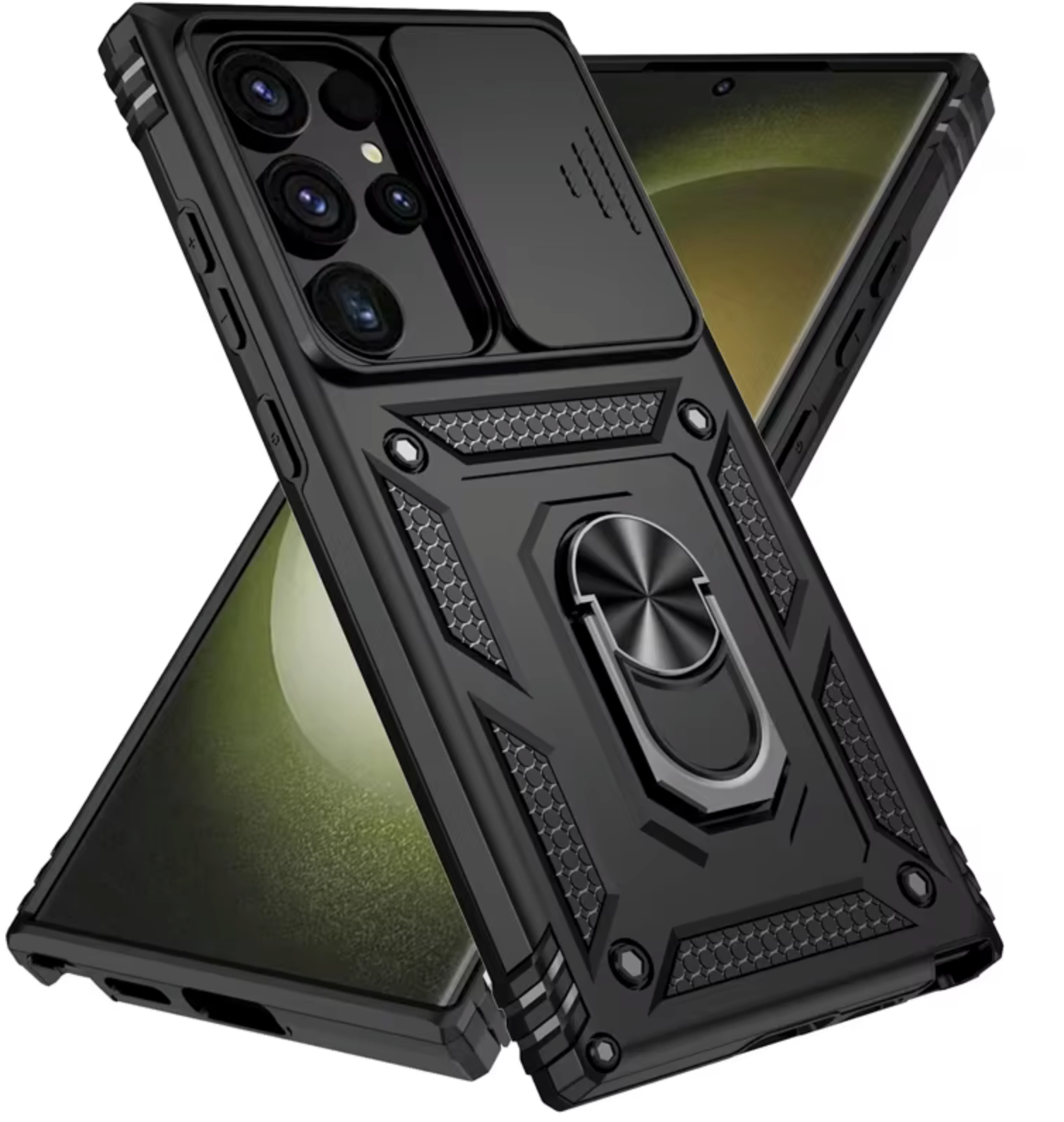 Schieben Sie die Hülle der Kameralinse für Samsung Galaxy S24 / S24 Plus & S24 Ultra / S24 FE