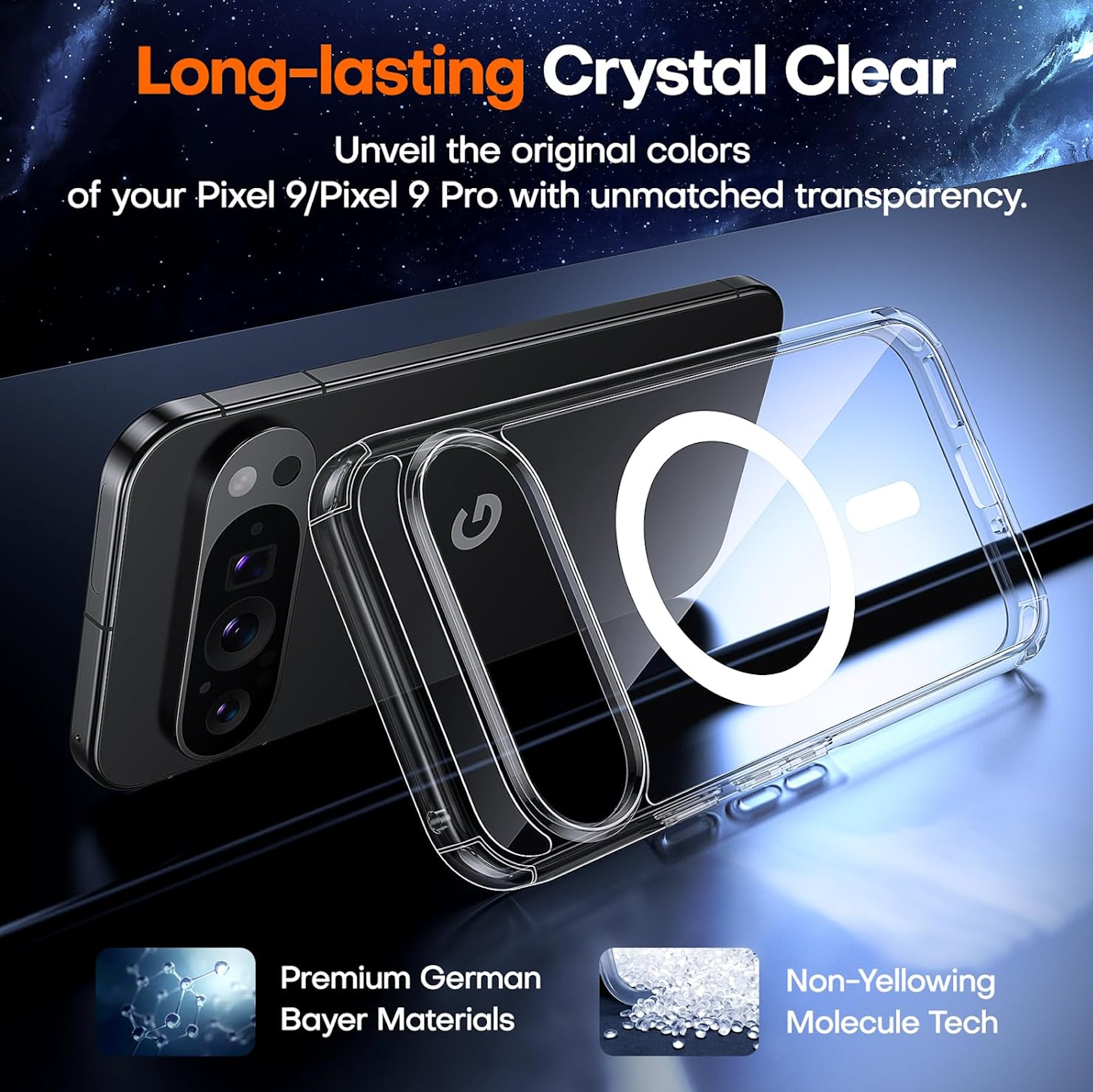 Google Pixel 9a / 9 / 9 Pro / 9 Pro Xl Schutzhülle Mit Magnetische
