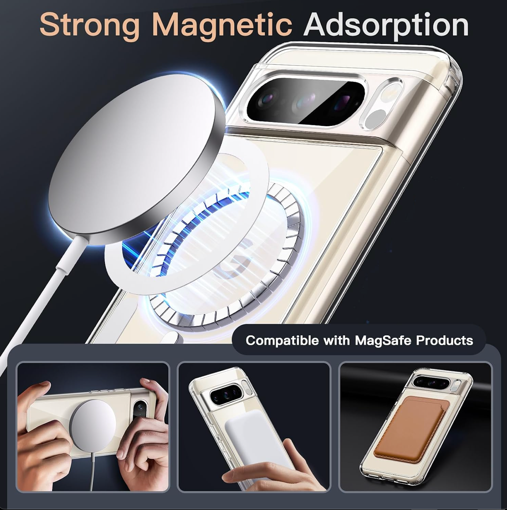 Google Pixel 8 / 8a &  8 Pro Schutzhülle Mit Magnetische