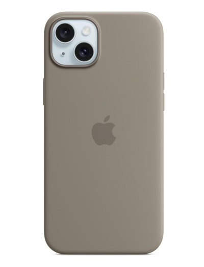 Coque en silicone pour iPhone 15/15 Plus/15 Pro et 15 Pro Max avec MagSafe, protection