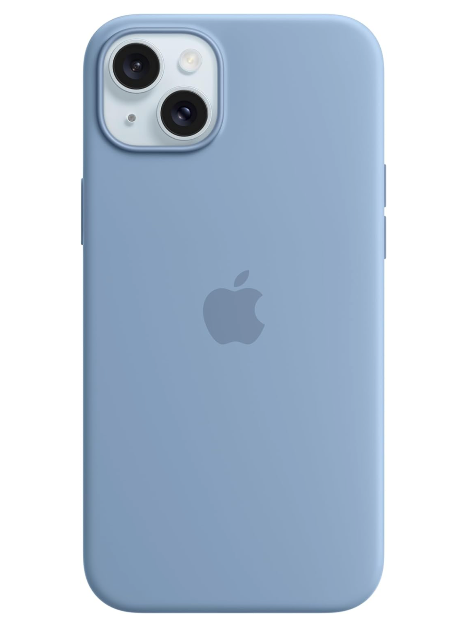 Coque en silicone pour iPhone 15/15 Plus/15 Pro et 15 Pro Max avec MagSafe, protection