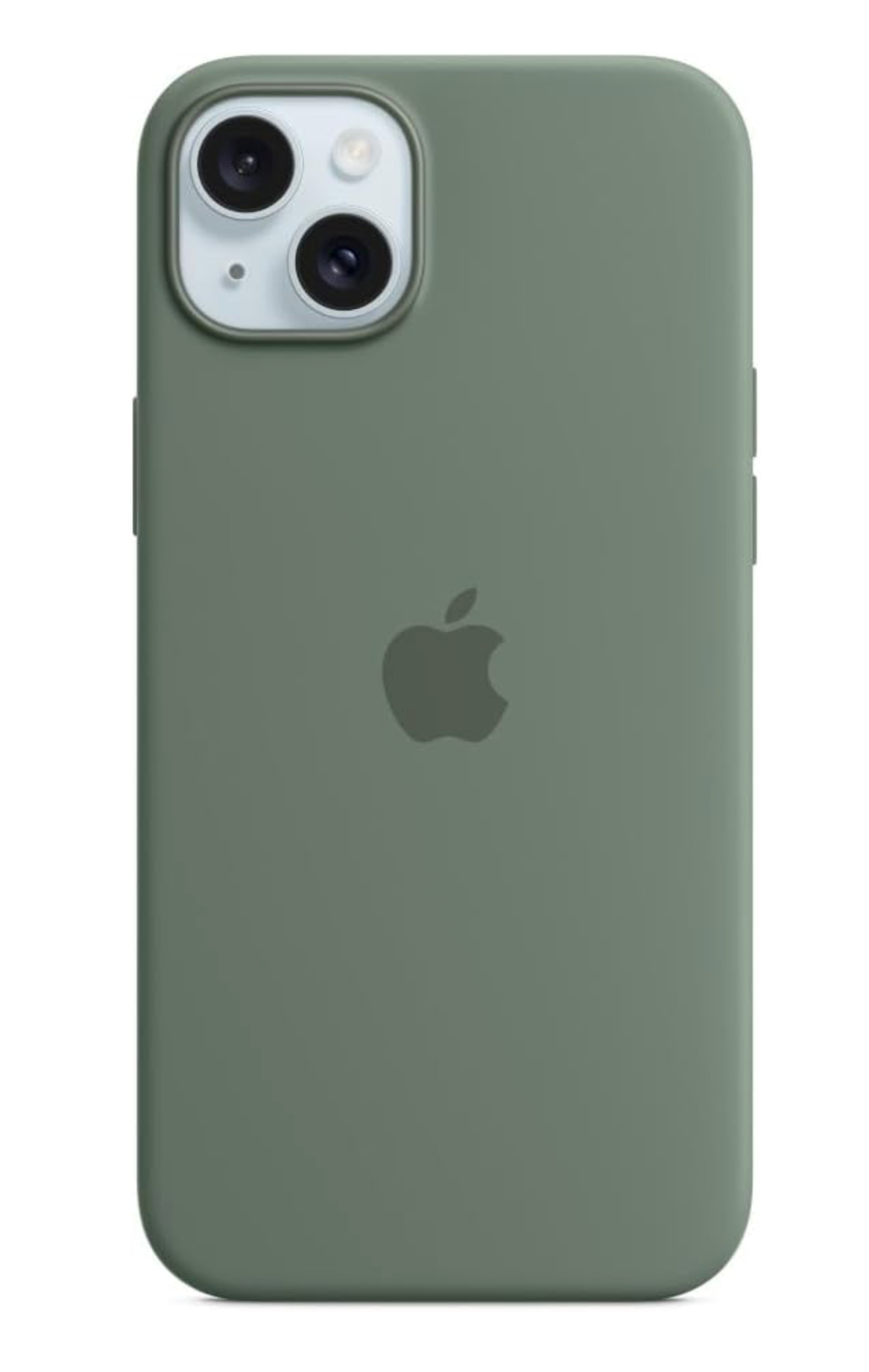 Coque en silicone pour iPhone 15/15 Plus/15 Pro et 15 Pro Max avec MagSafe, protection
