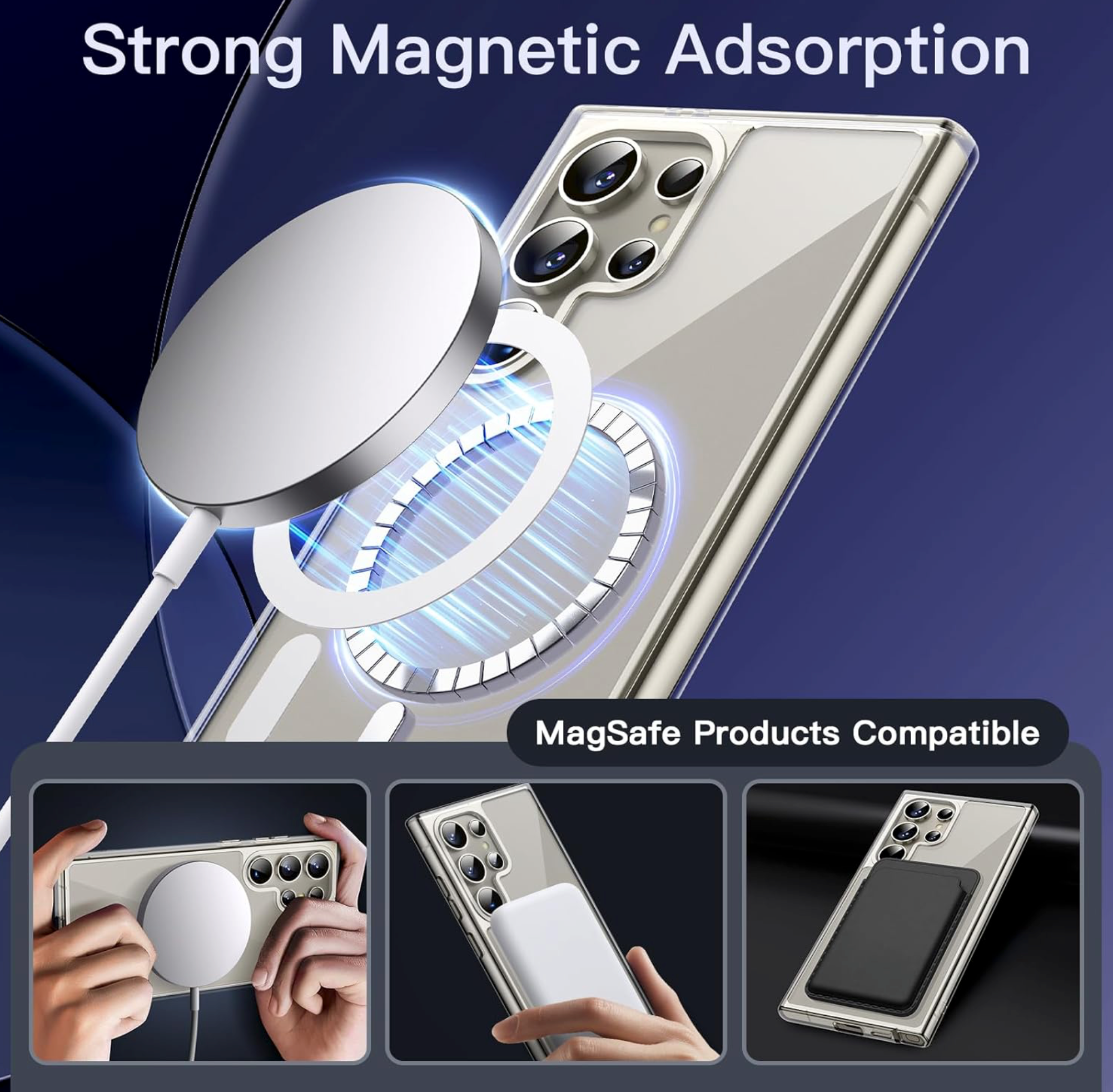 Samsung Galaxy S24 / 24+ / S24 Ultra Schutzhülle Mit Magnetische