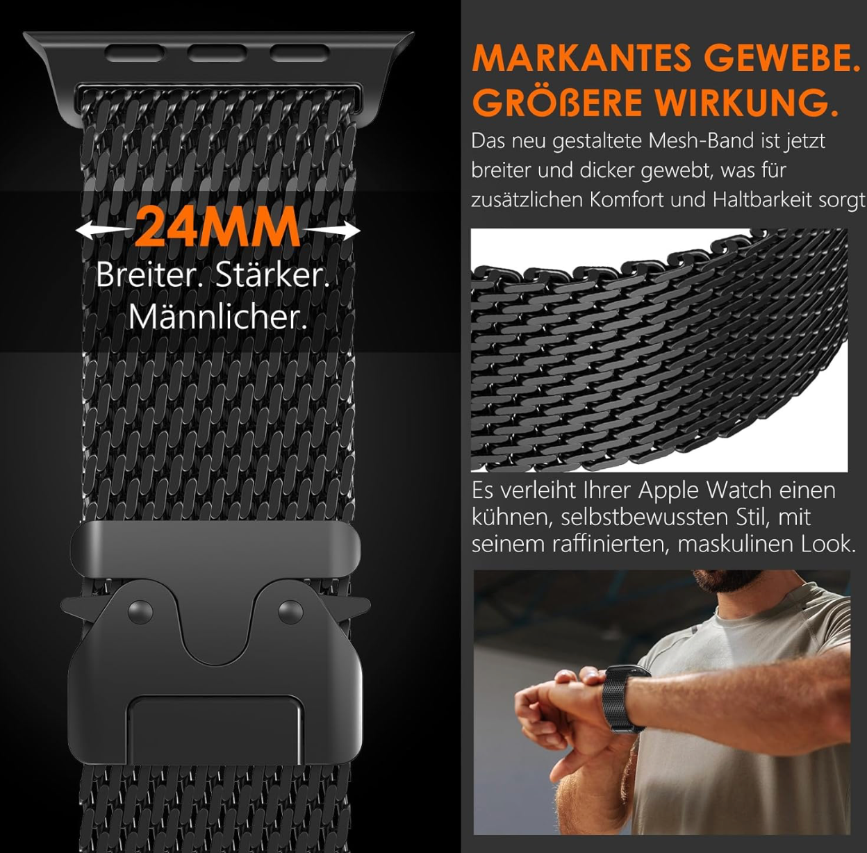 Apple Watch Ultra 49 mm / Ultra 2 /3 49mm ArmBand Milanese