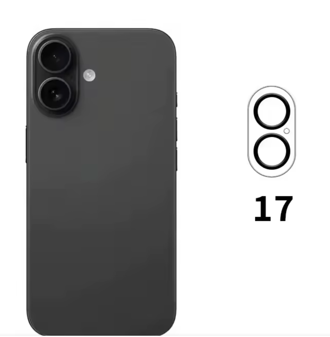 iPhone 17 / 17 Air / 17 Pro & 17 Pro Max Kamera Objektiv Protector Vollschutz Panzer Glas