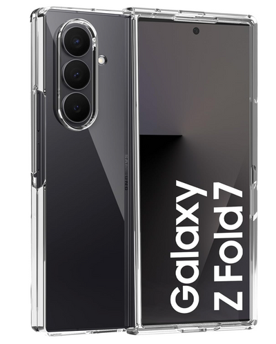 Samsung Galaxy Z Fold 7 Case Clear, [Anti-Gelb] Ultradünne Slim Fit Transparent Hard PC Schutzhülle