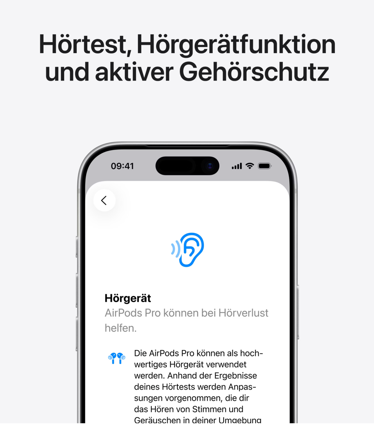 Apple AirPods Pro 3.Gen mit MagSafe Aktive Geräuschunterdrückung, 8 h, Kabellos - Neu