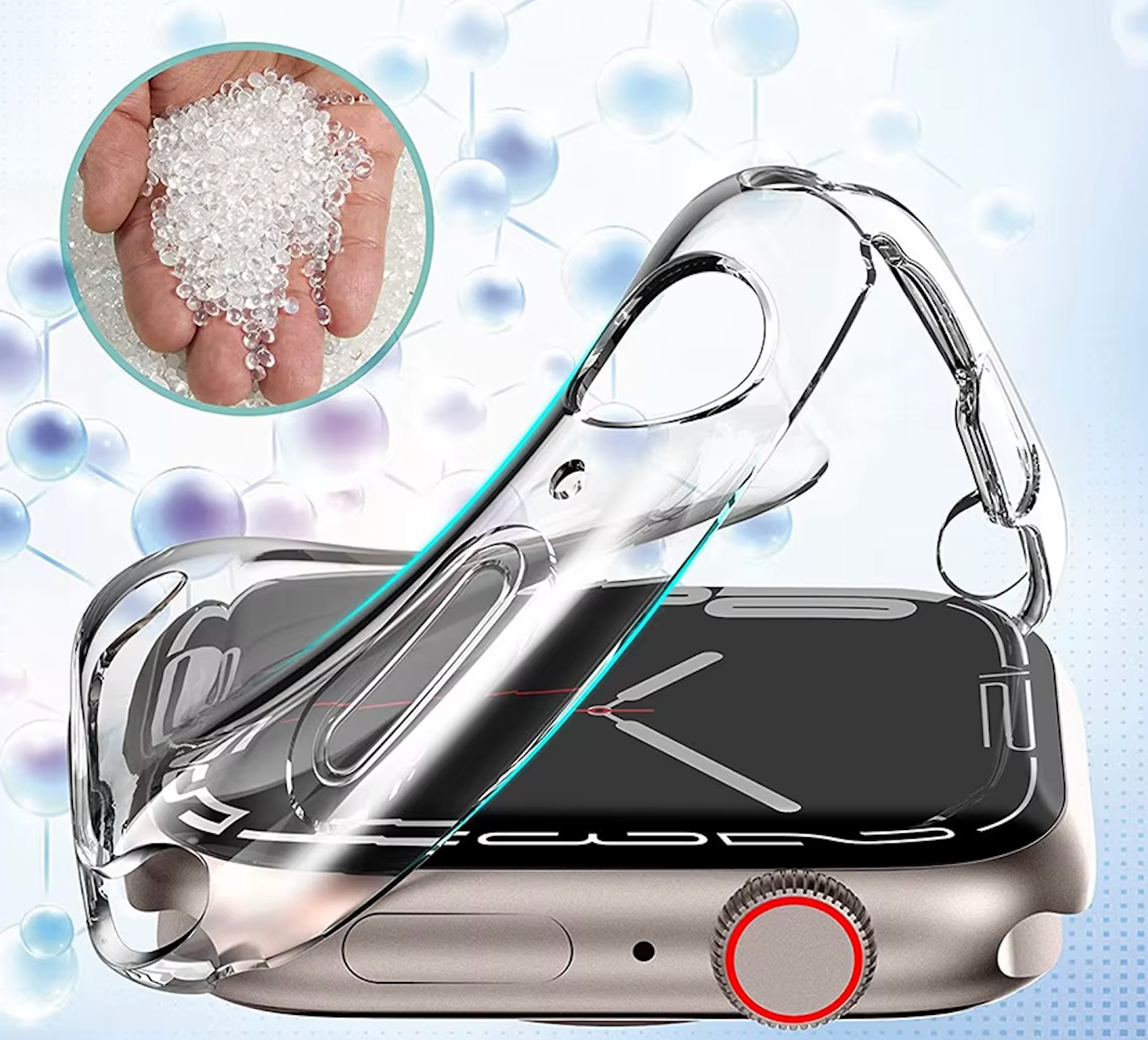 Apple Watch 10 - 42 mm / 46 mm Schutzhülle Ultra Thin TPU mit Displayschutz