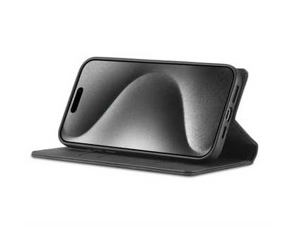 iPhone 16 / 16 Plus / 16 Pro & 16 Pro Max  LC.IMEEKE Leder Tasche Flip Wallet Etui mit Kartenfächern
